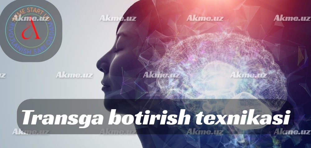 Transga botirish texnikasi.Vaziyat xususiyati.