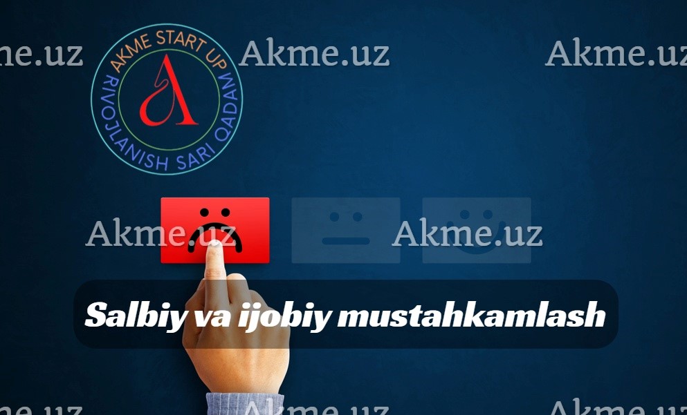 Salbiy va ijobiy mustahkamlash