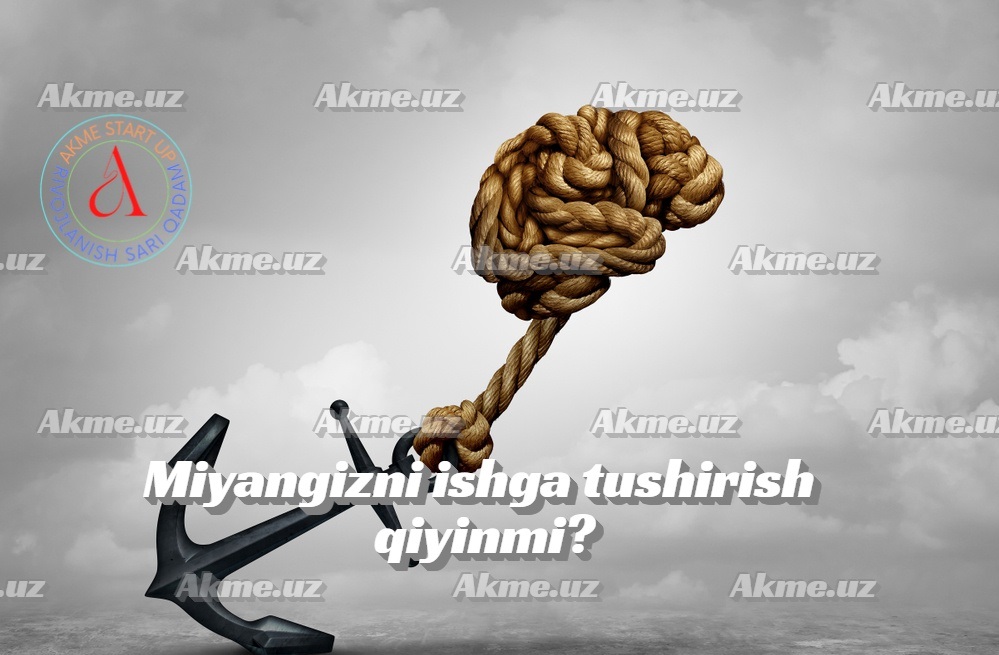 Miyangizni ishga tushirish qiyinmi?