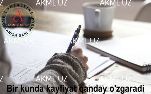 Bir kunda kayfiyat qanday o’zgaradi