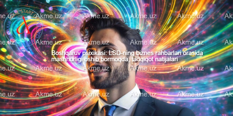 Boshqaruv psixikasi: LSD-ning biznes rahbarlari orasida mashhurligi oshib bormoqda, tadqiqot natijalari